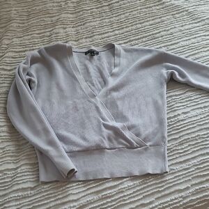 Banana Republic V-Neck Sweater - Soft Gray